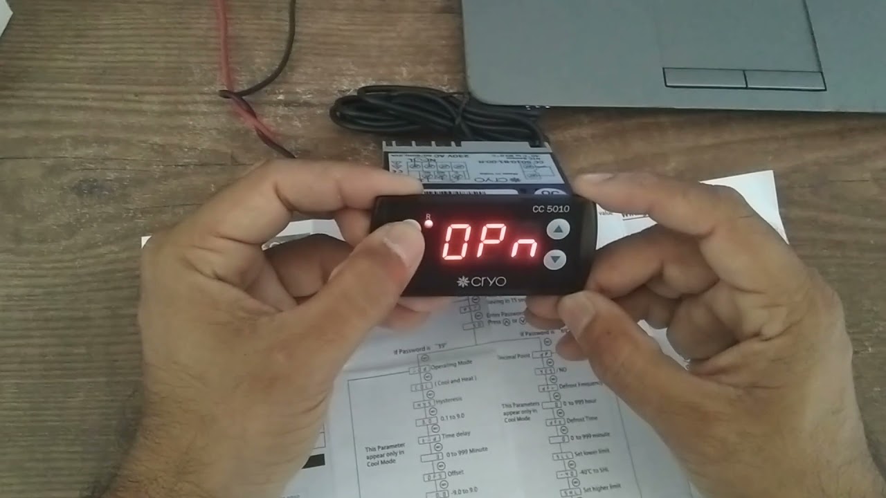 CC 5010 Multispan Temperature Controller Setting Cryo Cold Room Made In India