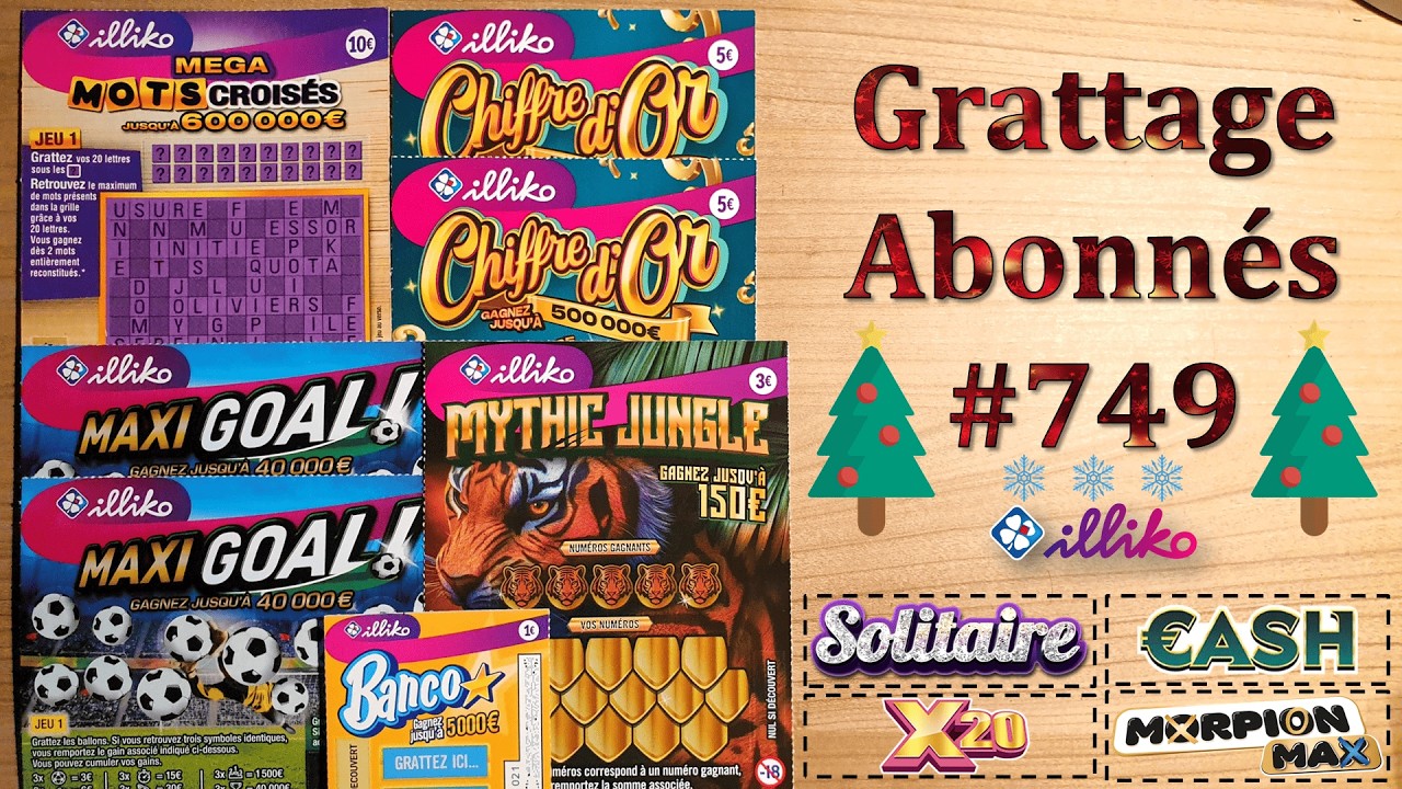 Grattage Abonnés #749 • FDJ/Illiko