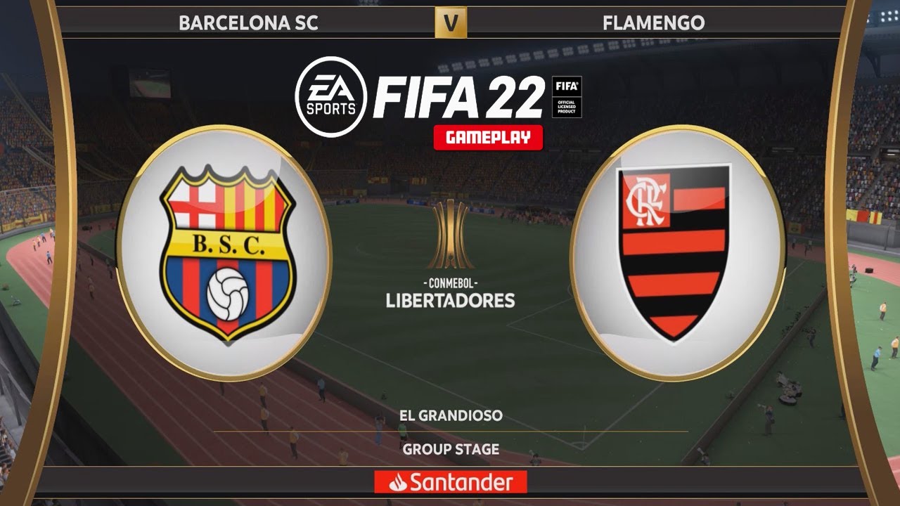 FIFA 22 - Barcelona FC vs Flamengo - Conmebol Libertadores 2022 | PS5 Gameplay