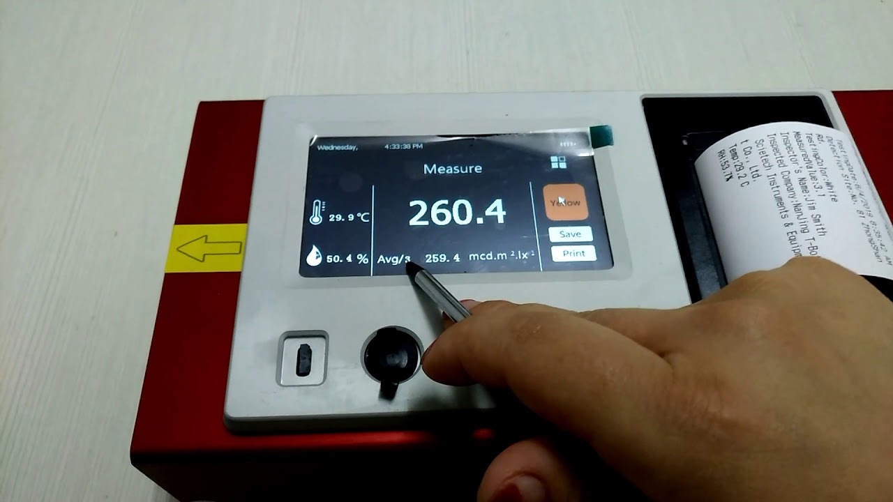 Retroreflectometer for Road Marking