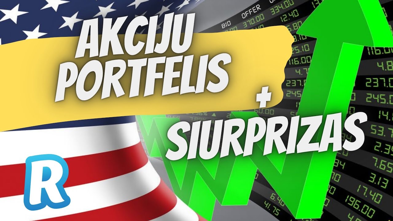 Revolut portfelis, JAV akciju rinka, investavimas