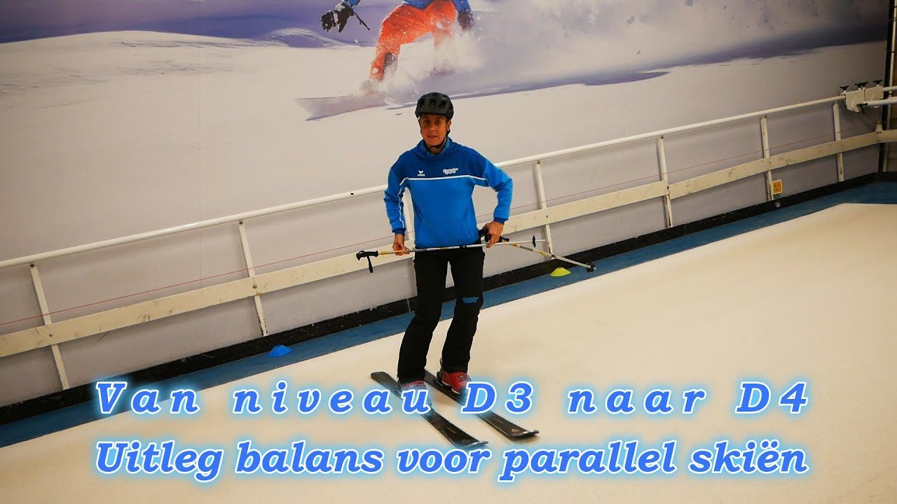 Van D3 naar D4 Uitleg balans bij parallel skiën