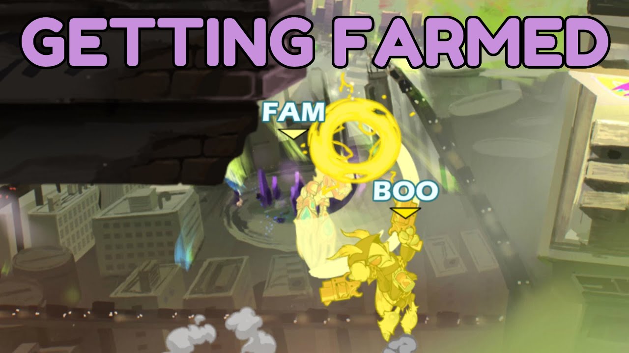 GETTING FARMED IN BRAWLHALLA RANKED ON RENO AND VIVI (LOW TIER) - LIQUID BOOMIE
