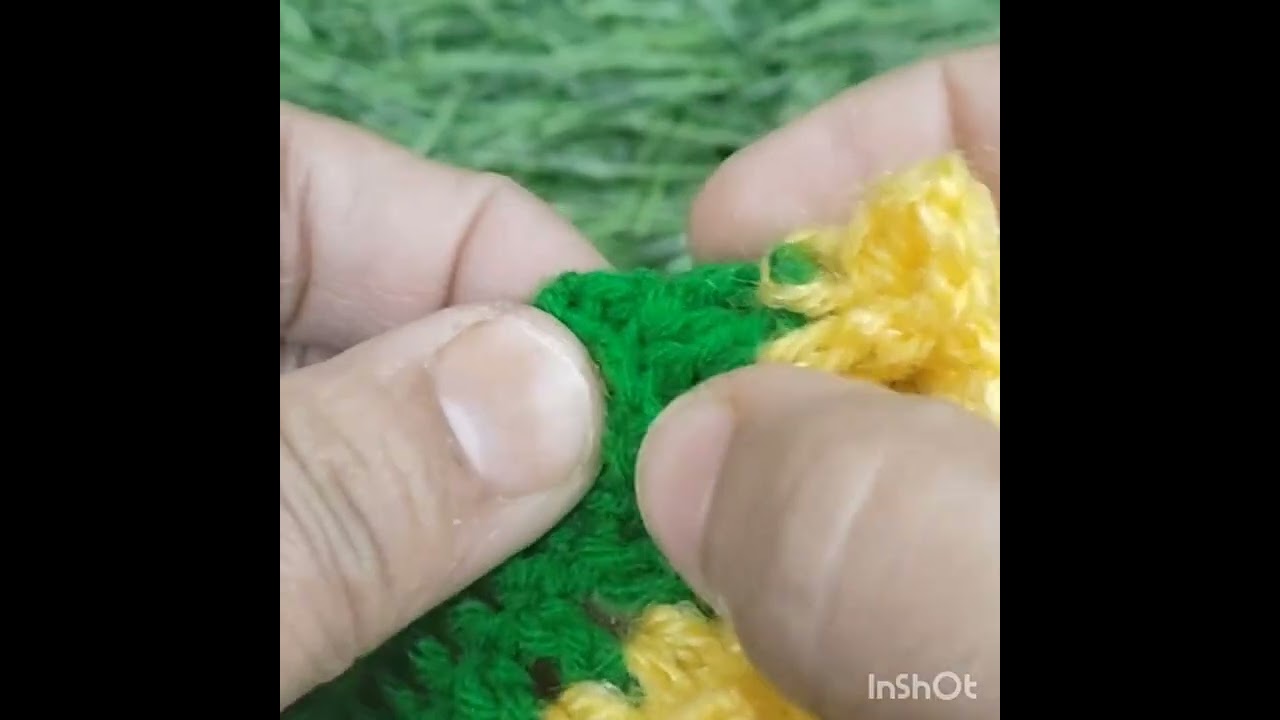 Knitting Genda flower 🌼🌼🌼🌼