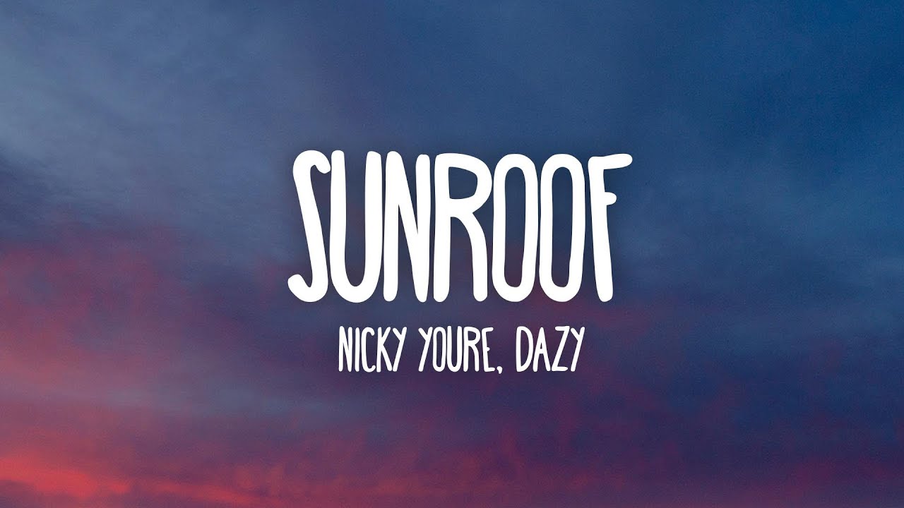 Nicky Youre, dazy - Sunroof (Lyrics) 