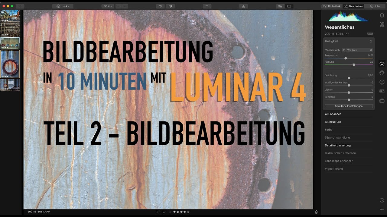 * Bildbearbeitung mit Luminar 4 - Teil 2 - Tutorial Luminar 4 Bildbearbeitung - *fotowissen *