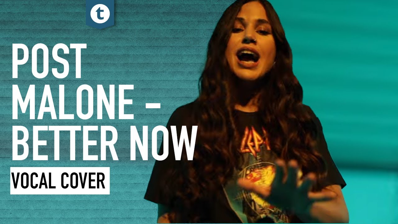 Post Malone - Better Now | Rock Version | Vocal Cover | Marcela | Thomann