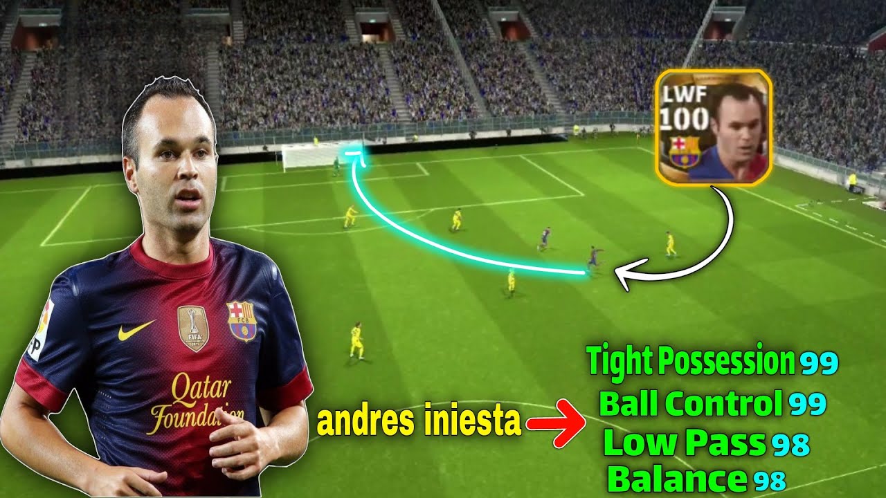 The legend of andres iniesta efootball review and skill card