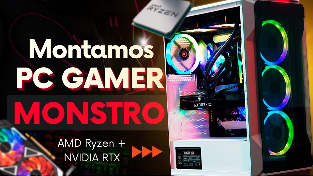 Montamos PC Gamer para Rodar TUDO! AMD Ryzen, NVIDIA RTX para 2022