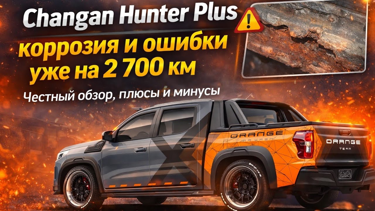 Changan Hunter Plus — коррозия и ошибки уже на 2 700 км | Честный обзор, плюсы и минусы