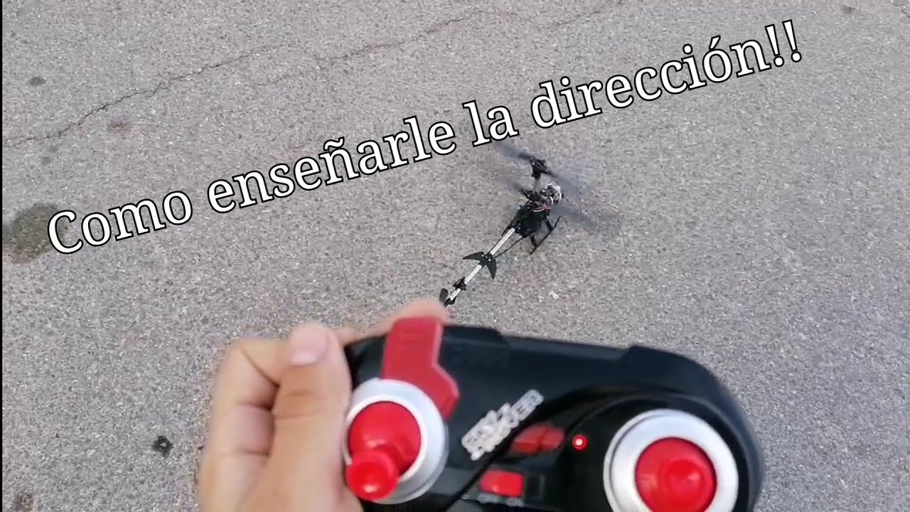Porque mi helicoptero rc da vueltas y no se eleva