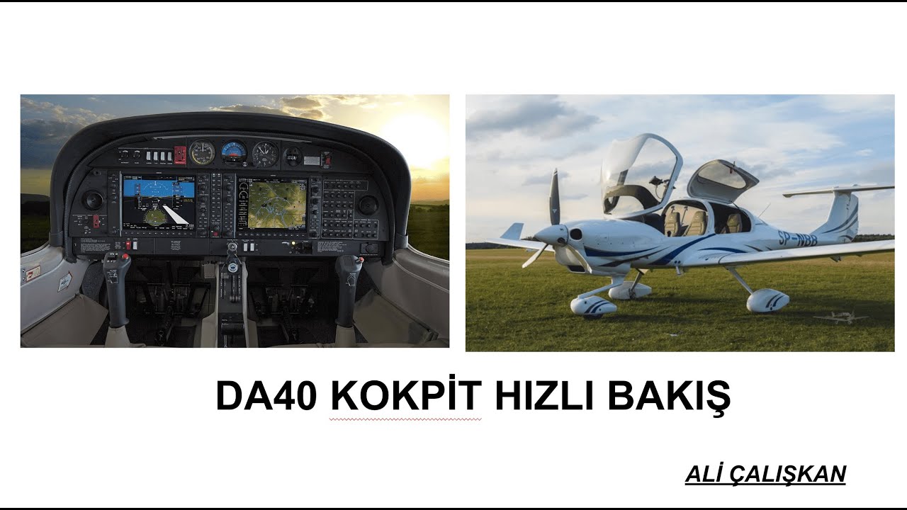 DA40-NG Kokpit İnceleme #atpl #ppl #pilot #da40 