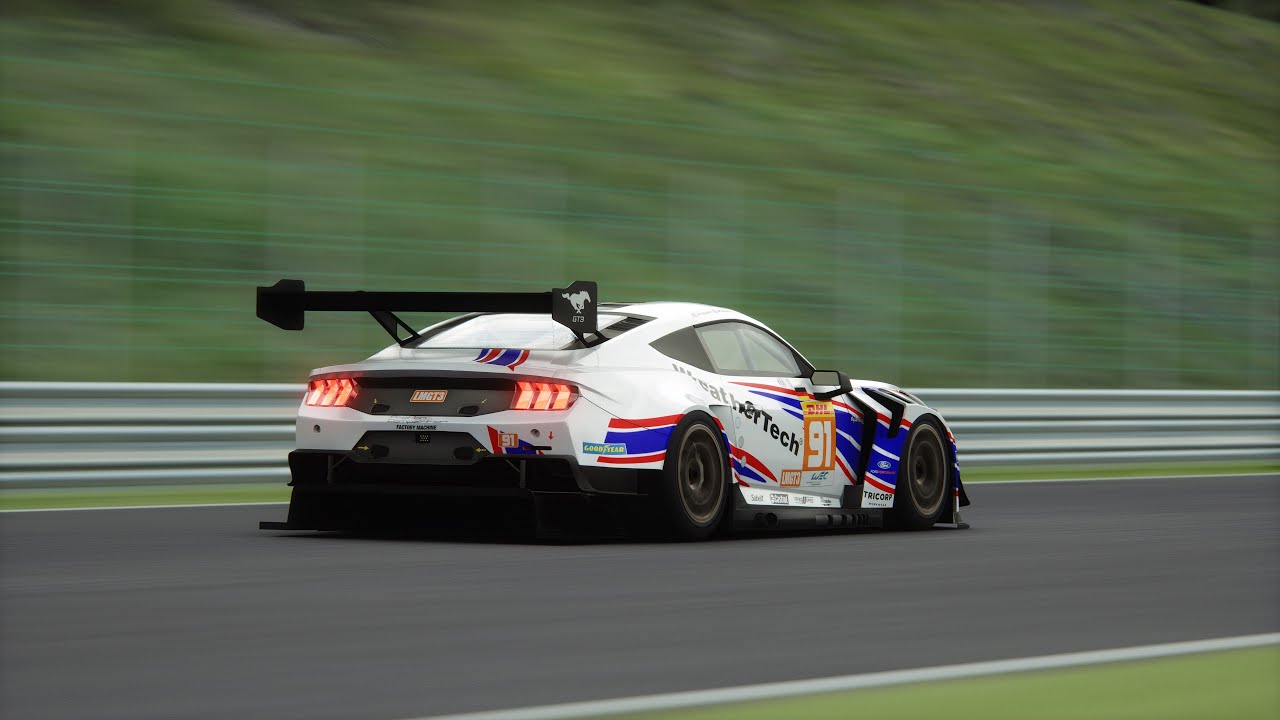 Assetto Corsa | *NEW* Ford Mustang GT3 2024 Testing At Spa-Francorchamps | Sound, Acceleration !