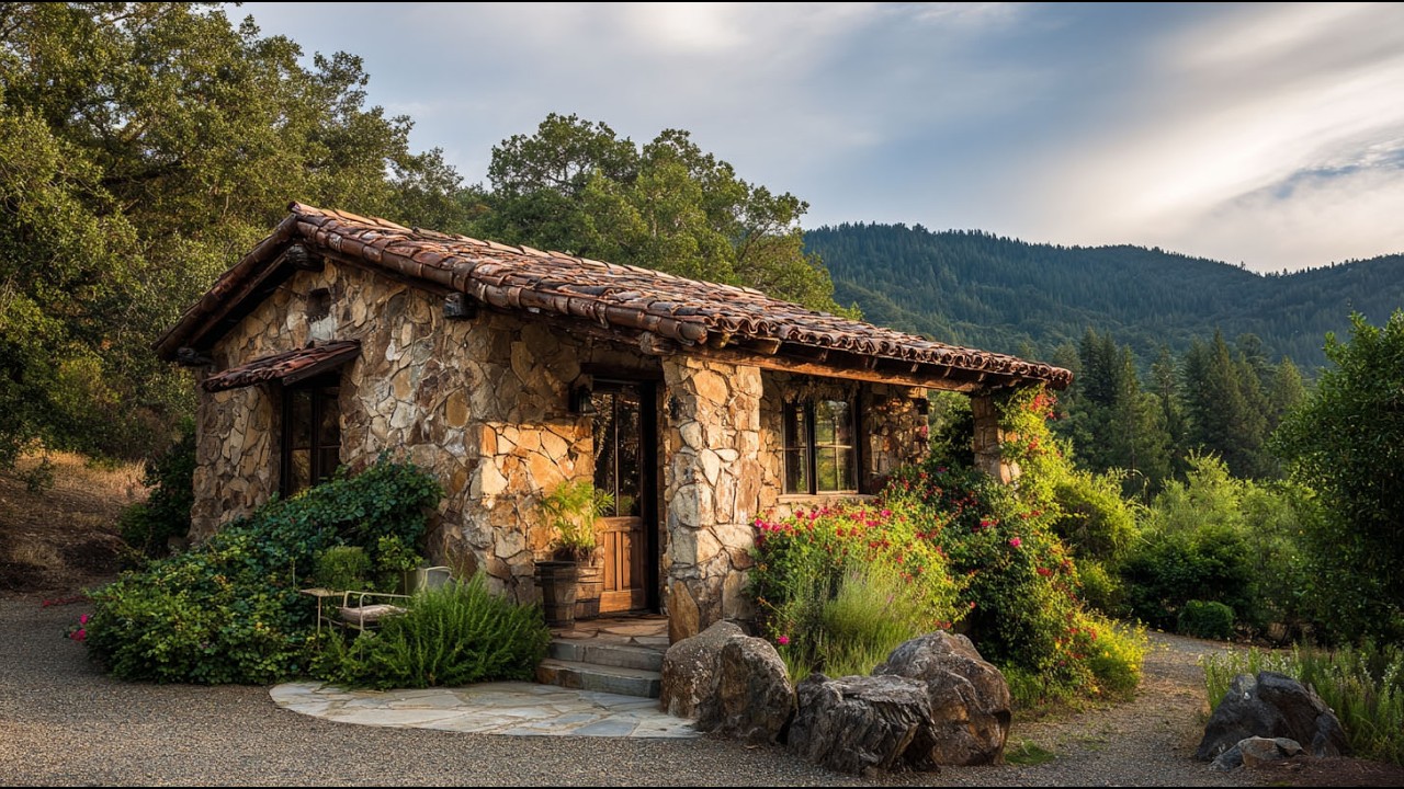 Quiet Stone House on a Green Hillside | Slow Countryside Living