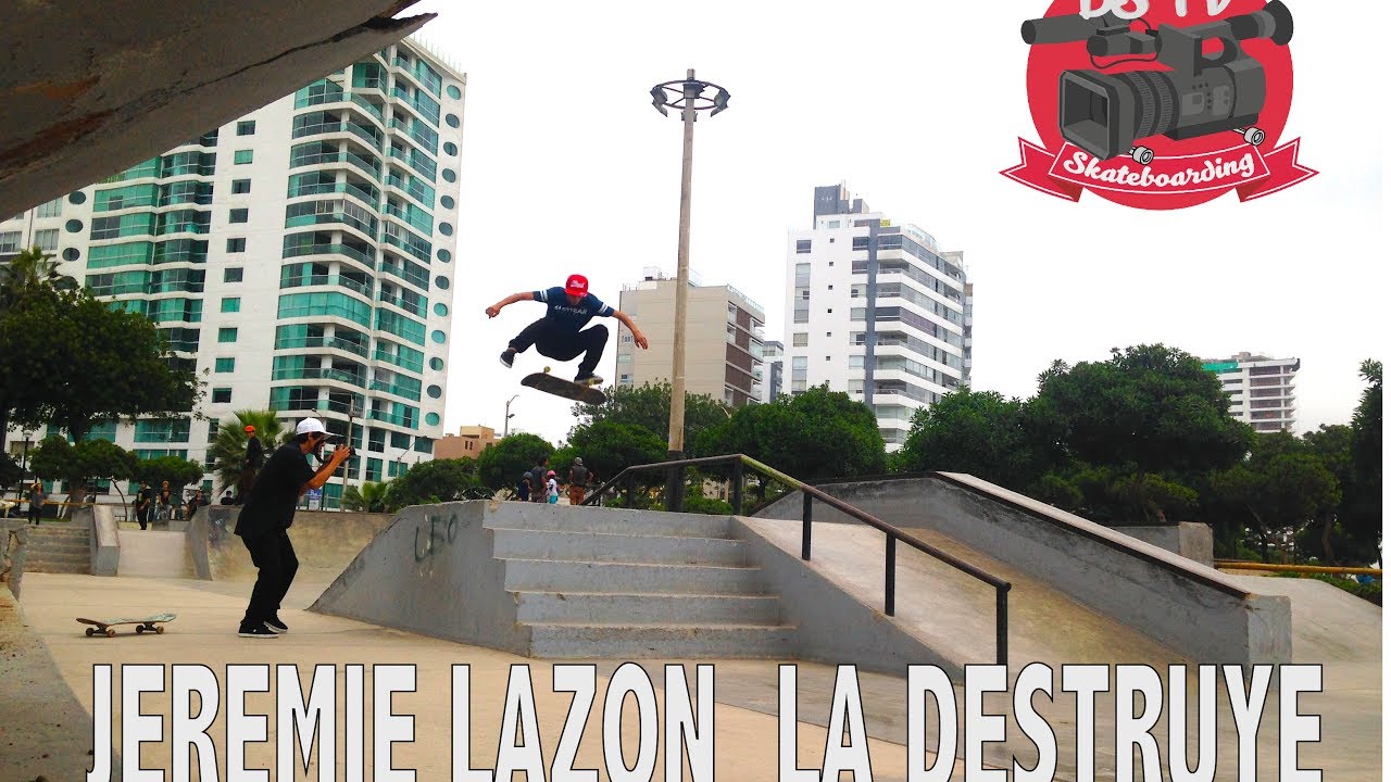 JEREMIE LAZON DESTRUYENDO EL SKATEPARK DE MIRAFLORES