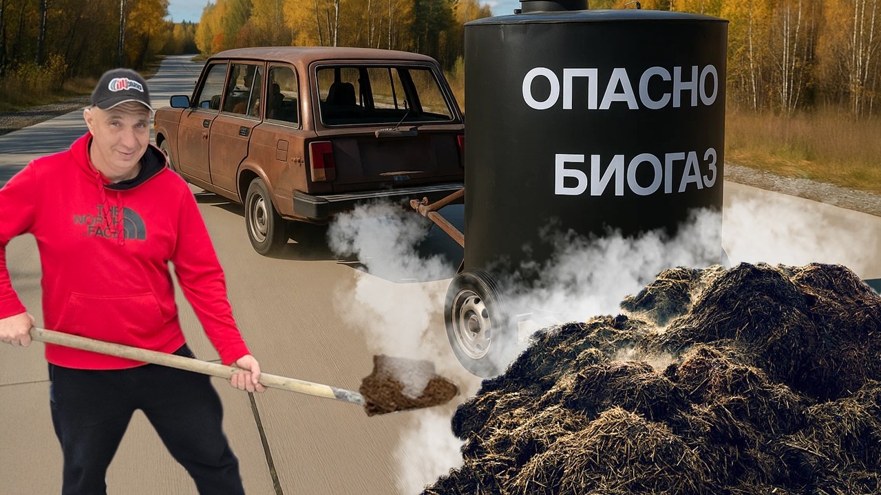 💩Биотопливо своими руками из навоза - поедет?