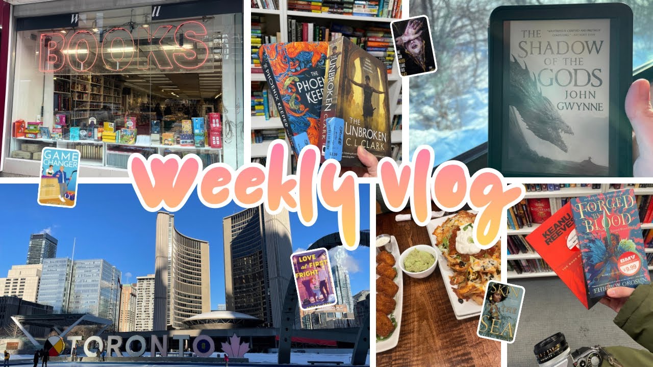 Film photography in Toronto, cozy hangouts, and lots of reading 📷🎨📖 || weekly reading vlog
