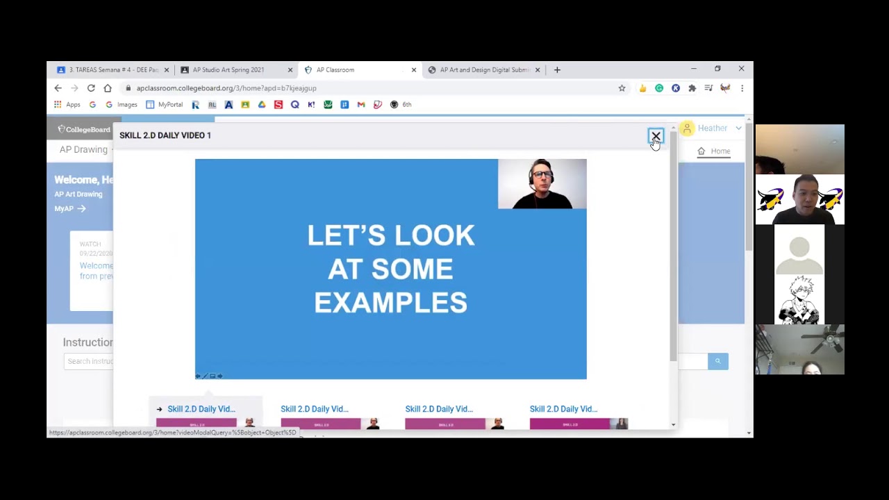 How students can watch their AP Daily videos
