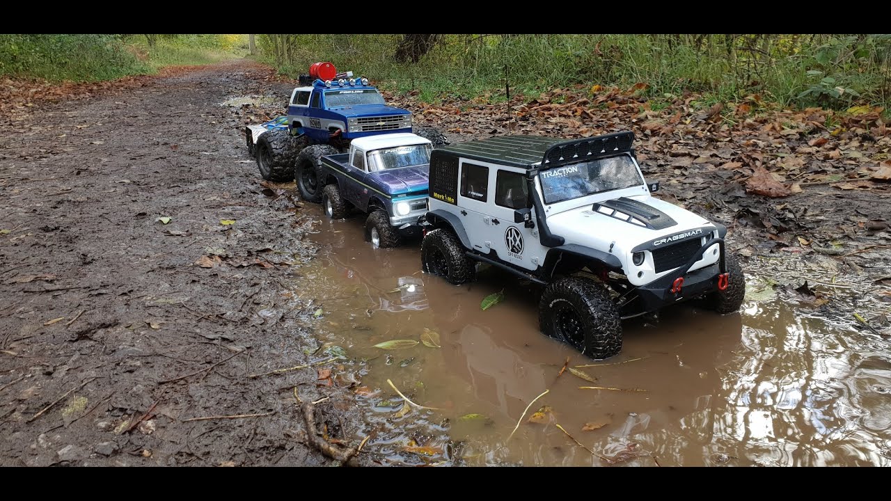 Traction hobby Cragsman 1/8 and rescue vehicles