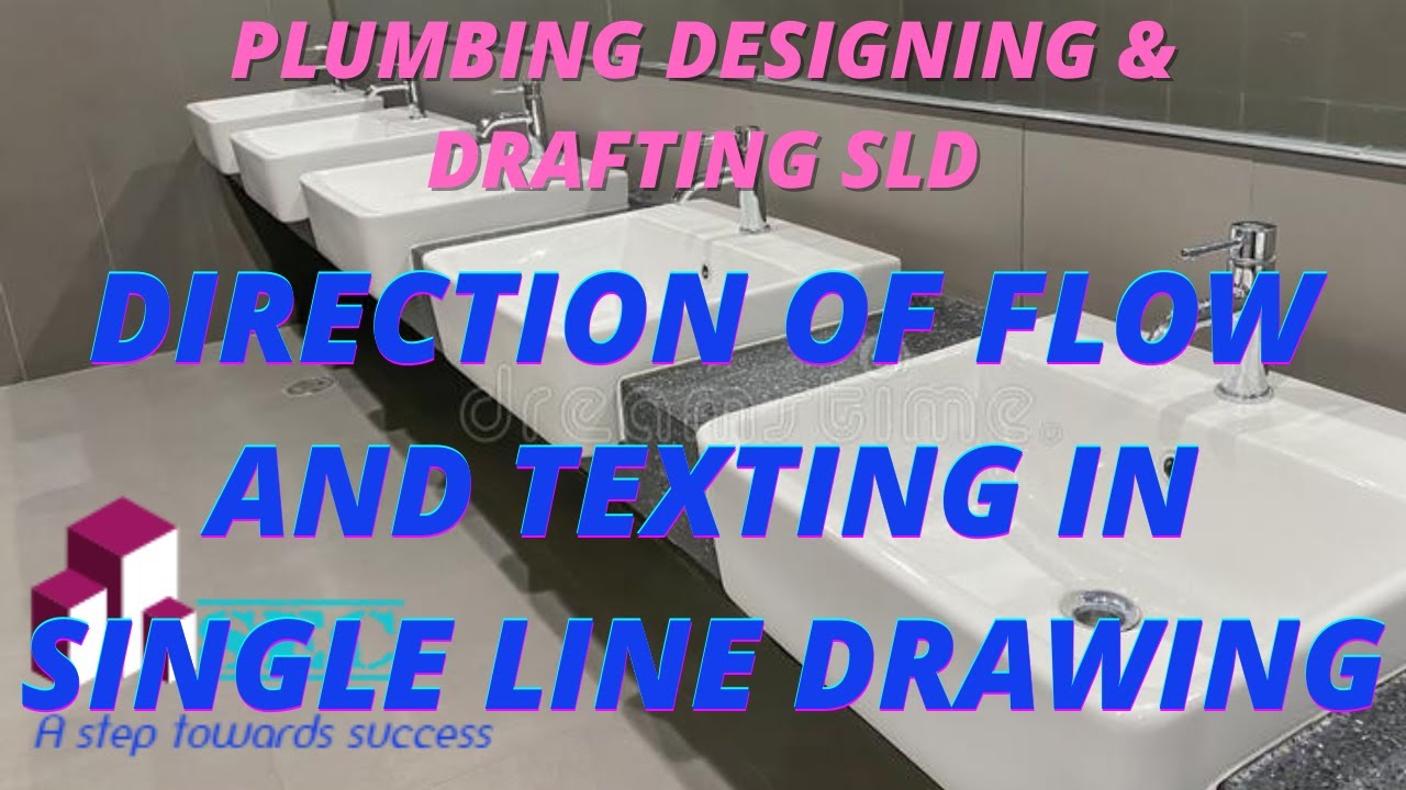 FLOW DIRECTION & TEXTING IN SINGLE LINE DRAWING II FLOW DIRECTION II TEXTING II SLD DRAWING II
