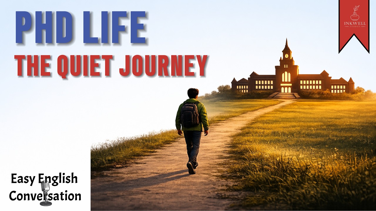 PhD Life Journey | Academic Life Struggles I Easy English Podcast