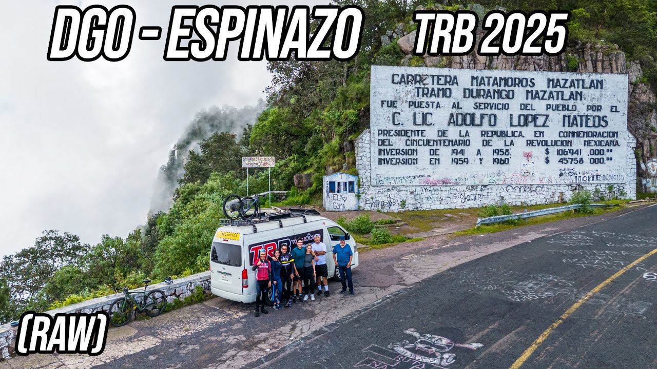 (RAW) - Durango - Espinazo del Diablo en bicicleta - Toros Rojos Bike 2025