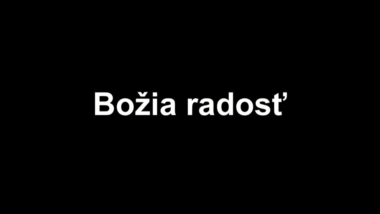 Božia radosť
