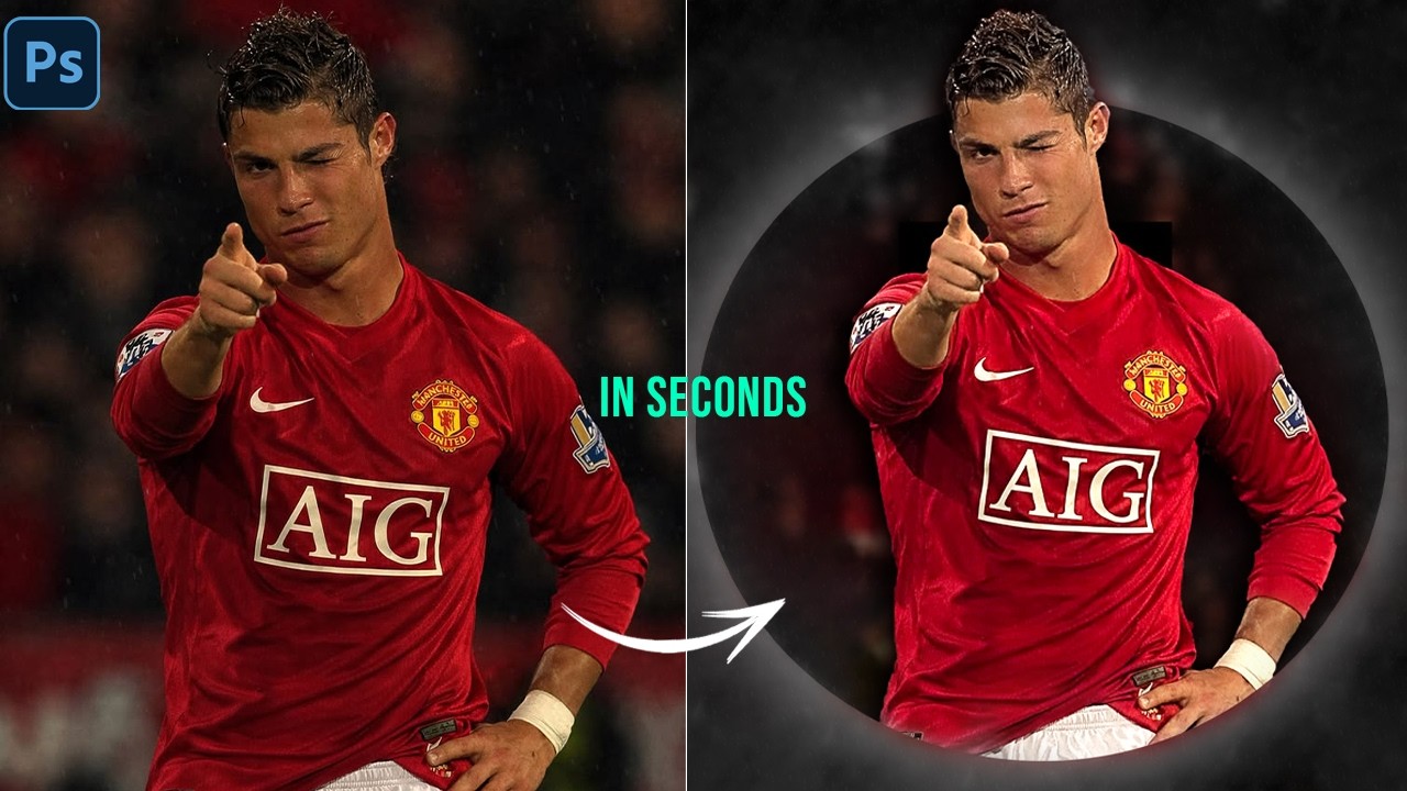 How to Make a Professional Football DP in Photoshop | Cristiano Ronaldo Edit