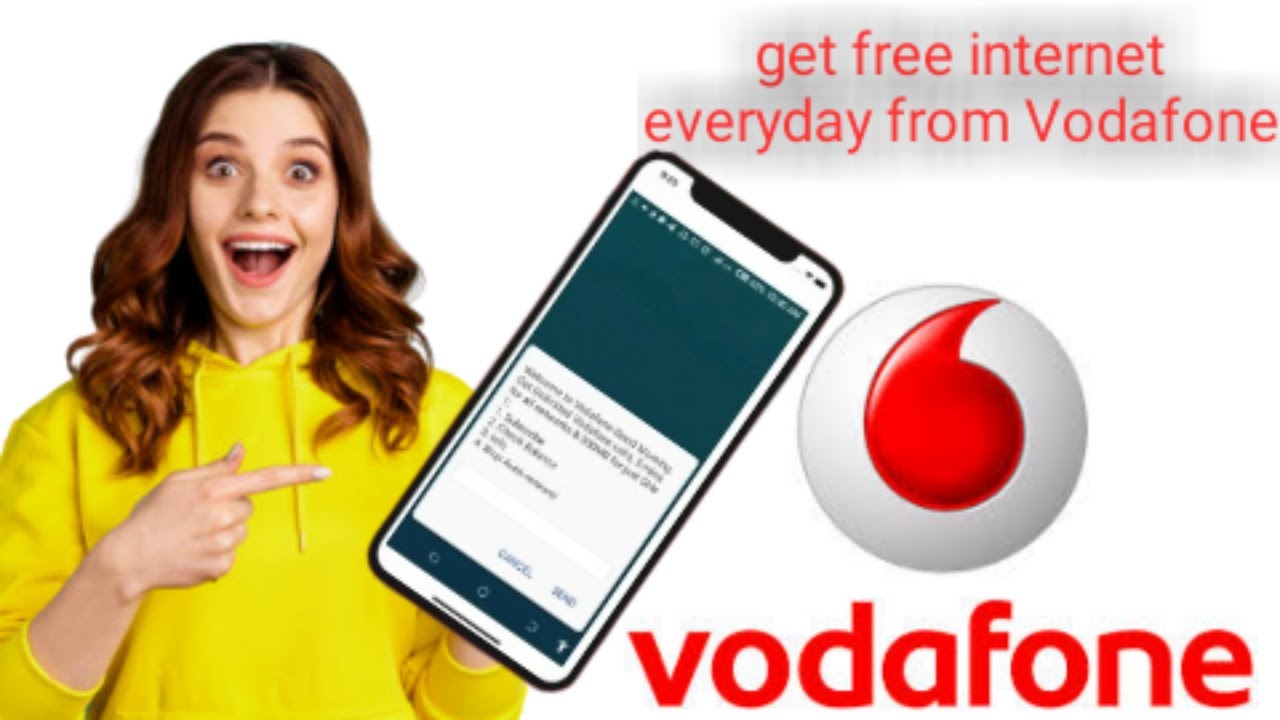 How to get free unlimited internet data bundle everyday from Vodafone