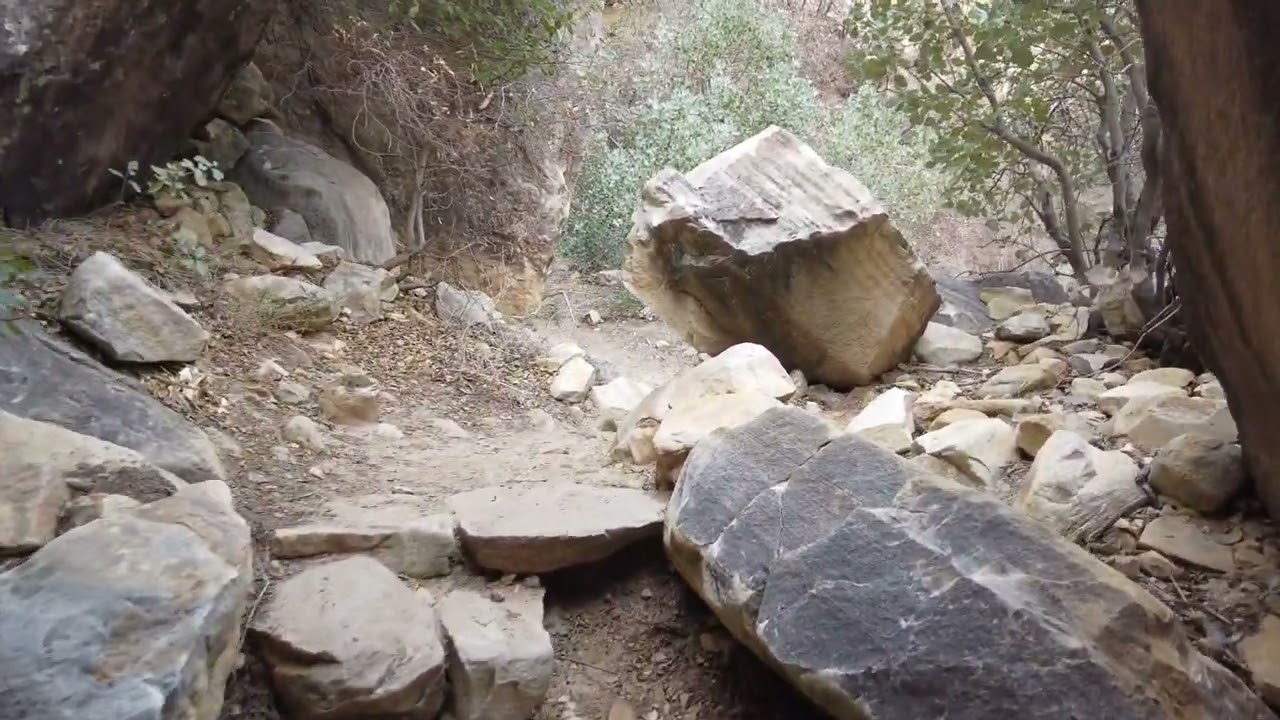 Lost Creek trail in Red Rock Canyon on the outskirts of Las Vegas, NV 2/11/23