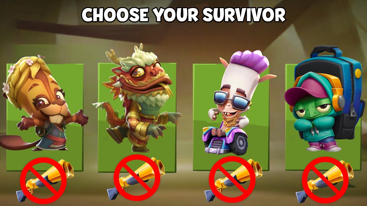 Which Character Survive Longer Without Weapons 🤔 | Zooba