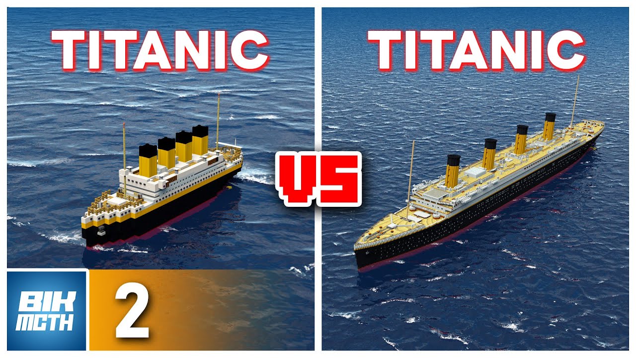 Mini Titanic VS  Mega Titanic (Version 2)