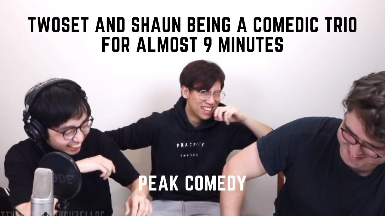 twoset and shaun being a comedic trio for almost 9 minutes (+ twoset being boomers)