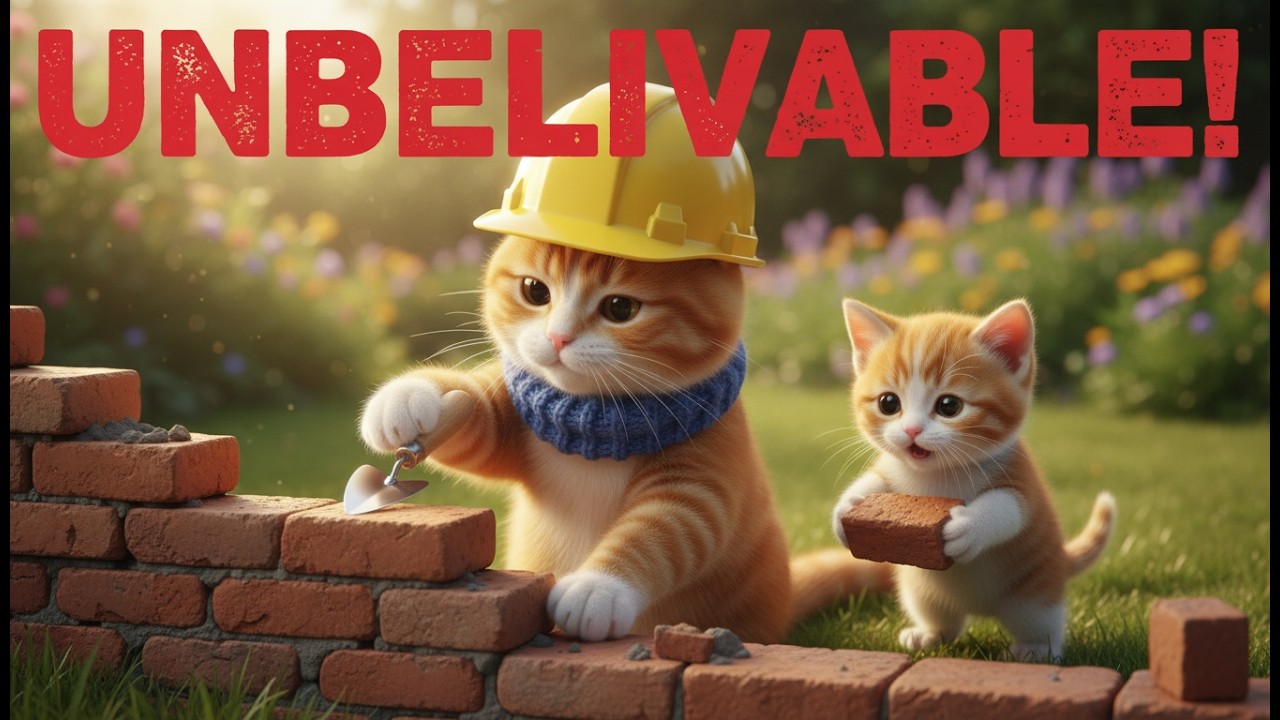 Cozy Cat Construction Helping a Homeless Family in a Tiny World #cozycat