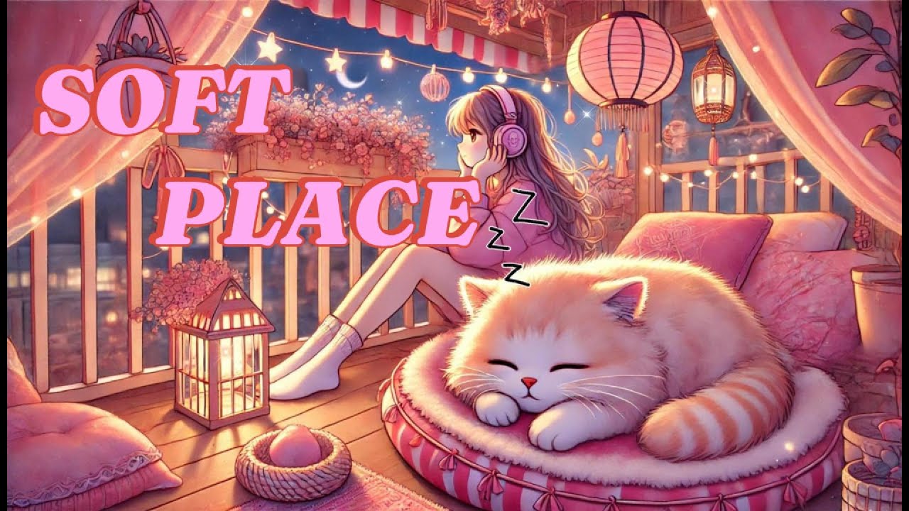 🐱 Soft Place – Warm Lights, Soft Music & Sweet Dreams 🎶🌸