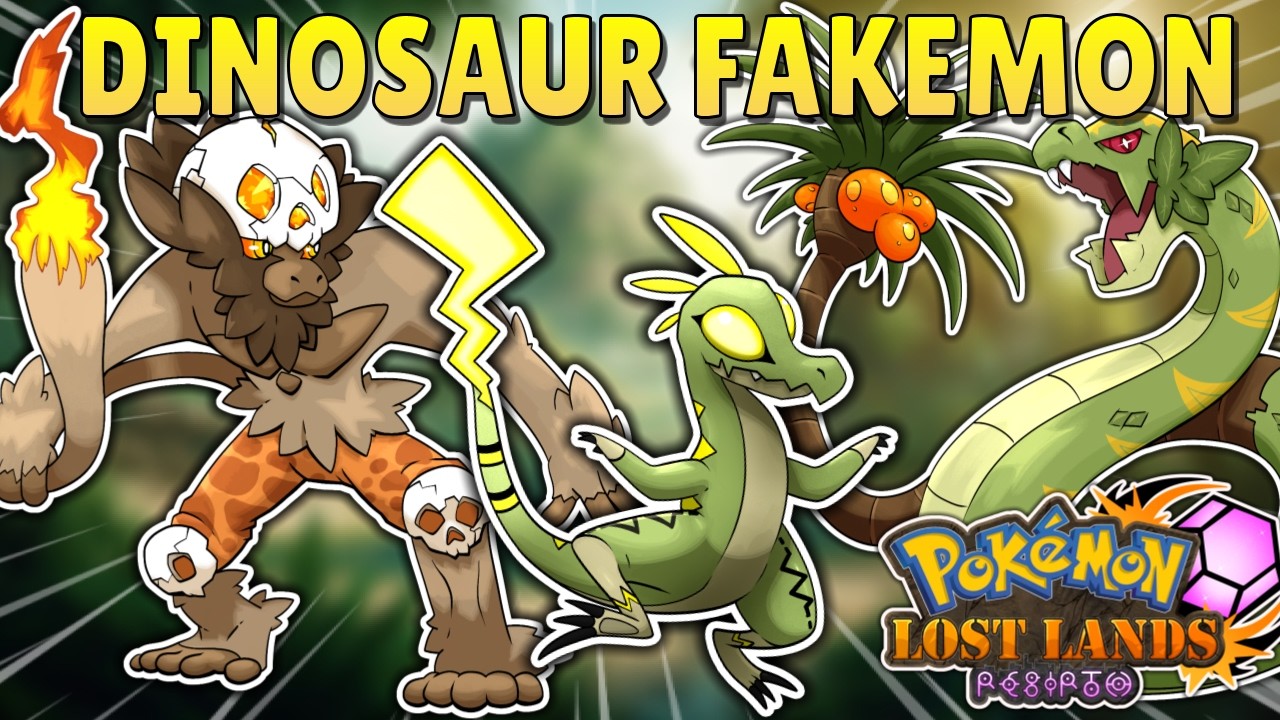 Pokemon Lost Lands - New PREHISTORIC Fakemon
