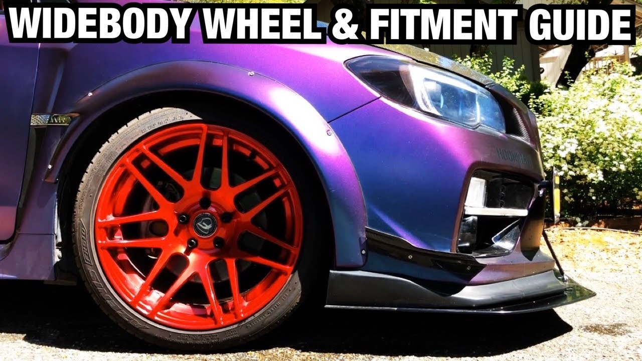 Subaru WRX/STI HT AUTO FENDER FLARES Wheel And Tire Fitment Guide!