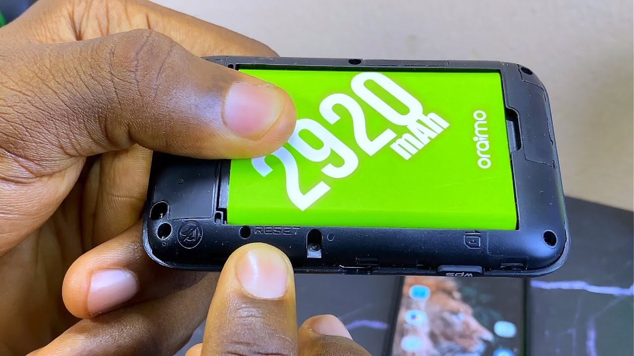 Как сбросить настройки Oraimo MiFi OM100