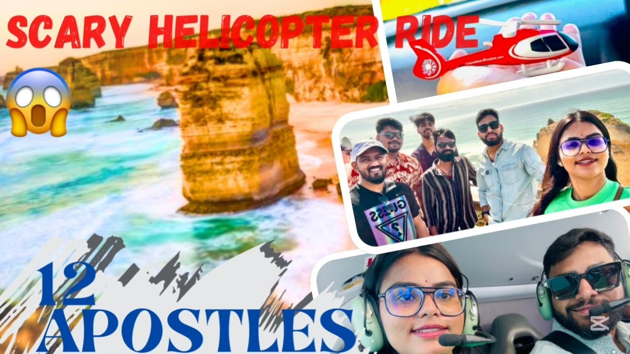 Scary Helicopter ride 🚁 | Save in your bucket list | 12 Apostles | Great Ocean Road part - 2 |