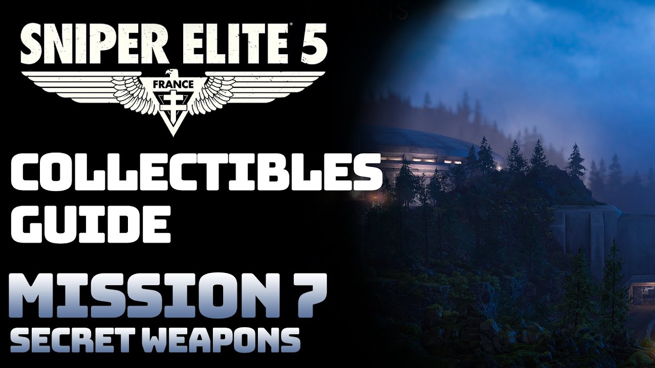 Sniper Elite 5 Mission 7 - Secret Weapons - All Collectibles, Optional Objectives, Kill Targets