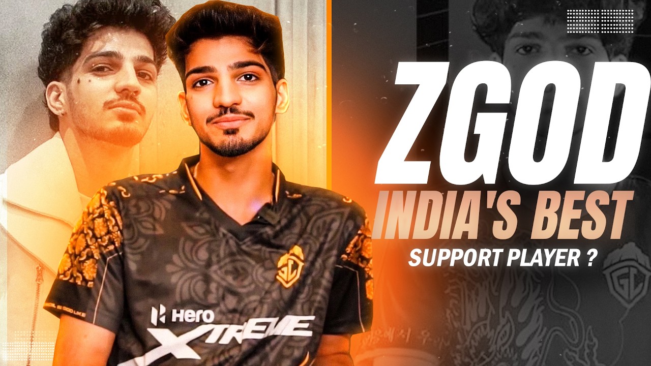 GODL ZGOD: The Best Support Player in Indian Esports? Ft. @ZGODGAMING