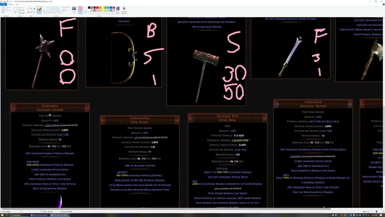 POE 3.20 New Unique Price PreDickShins
