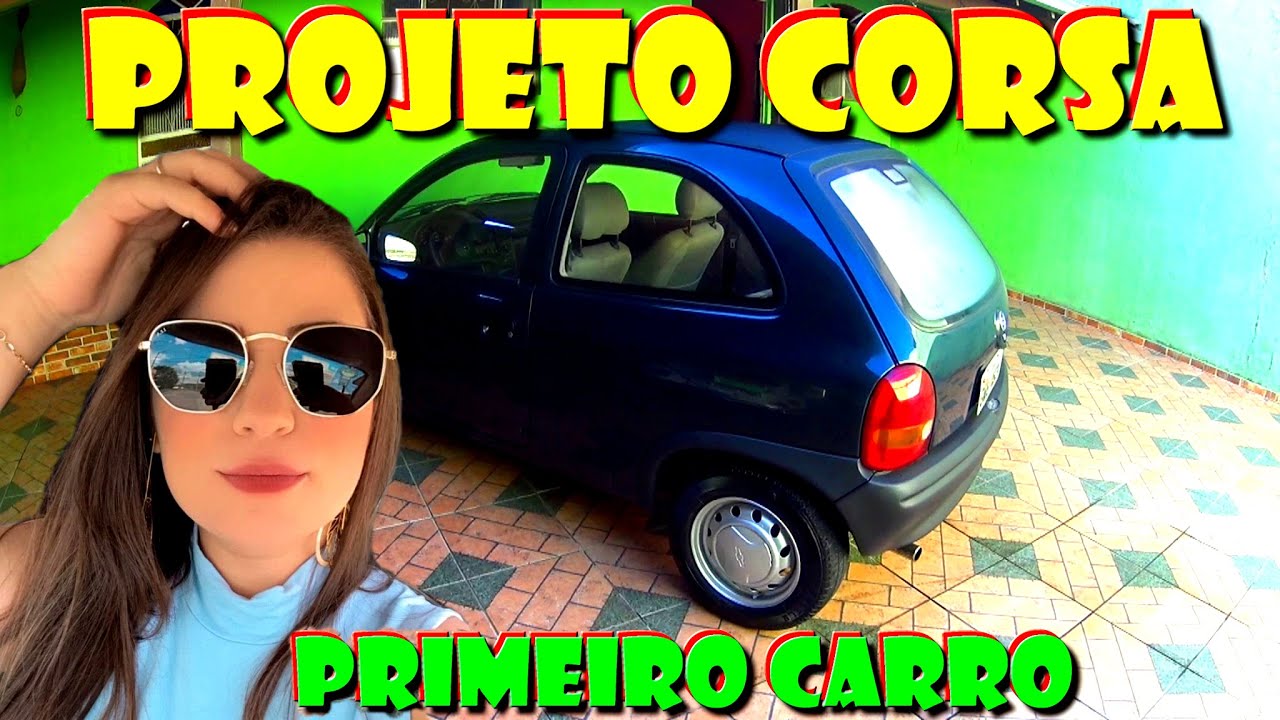 PROJETO CORSA CARRO DE MENINA ILUMINAÇÃO COMPLETA
