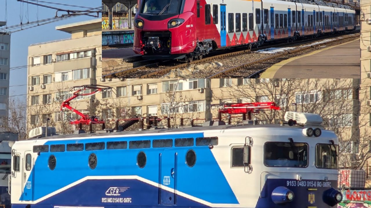 LEMA 483 015-0 cu 16 Vagoane și Alstom Coradia RE-IR 101 013 după Probe