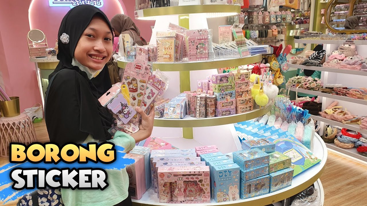 Aqilla Borong Sticker Jurnal Lucu Di Mall - Dapat Harga Murah ♥ Aqilla's Diary