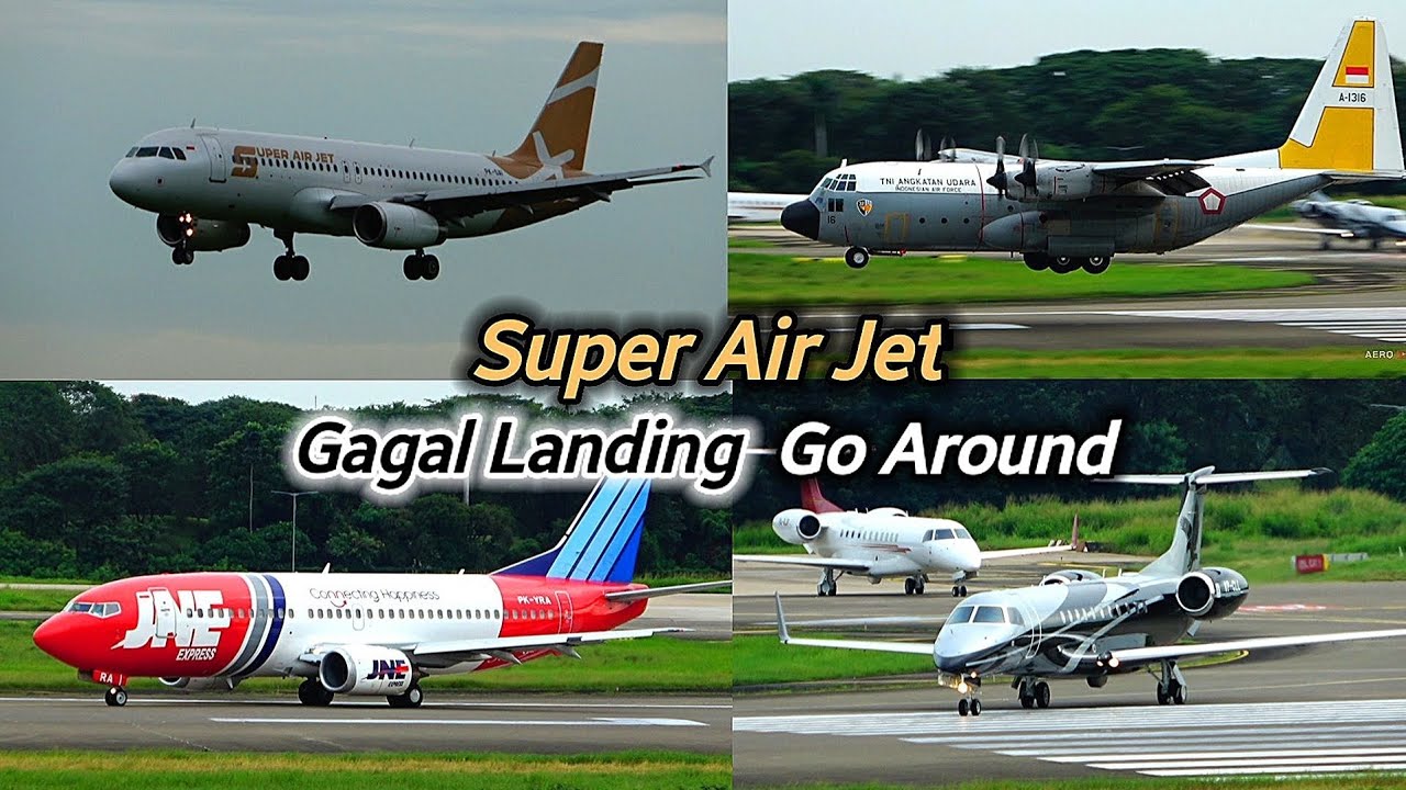 В 8 утра.  Самолет Super Air не смог приземлиться и уйти на второй круг в аэропорту Сукарно-Хатта CG