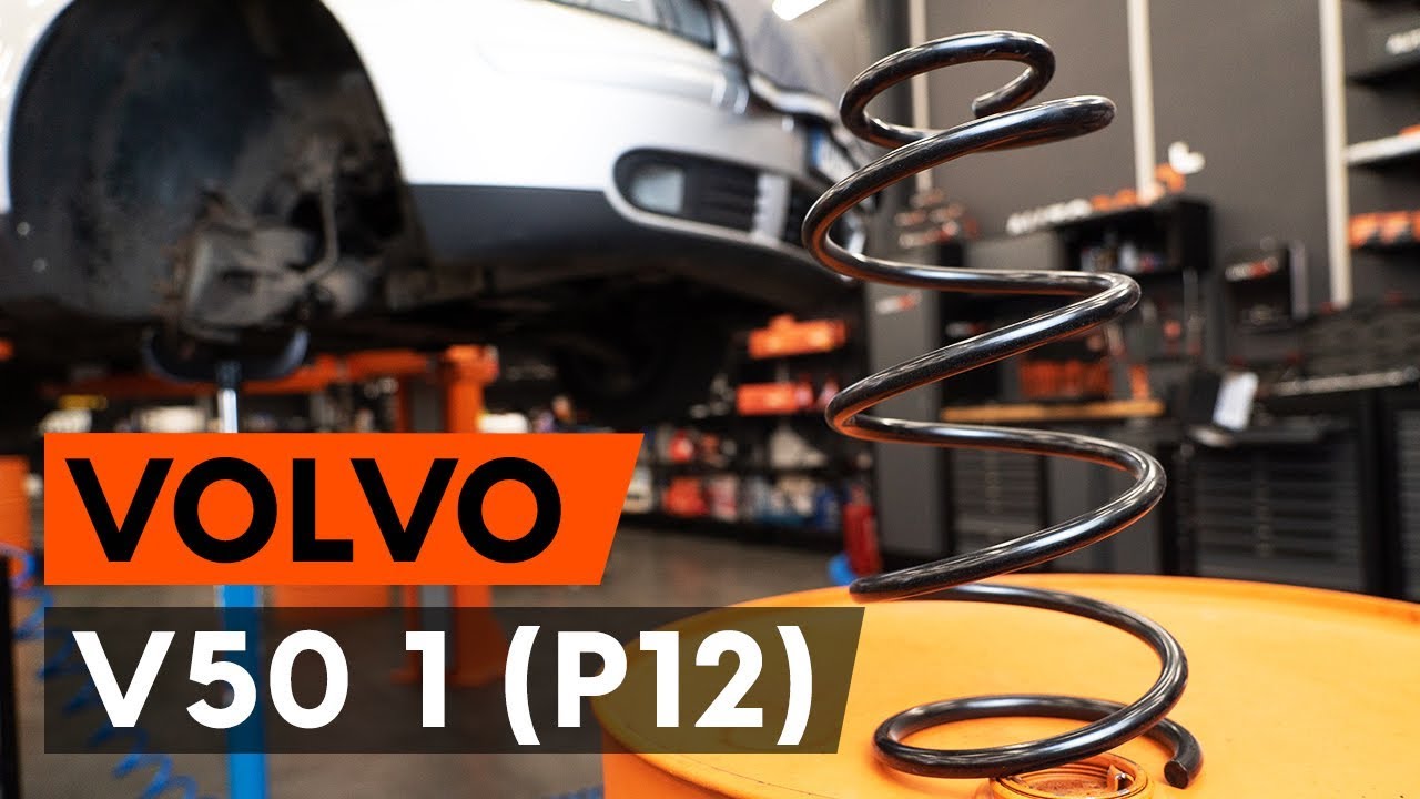 How to change front springs / front coil springs on&nbsp;VOLVO V50 1 (P12) [TUTORIAL AUTODOC]