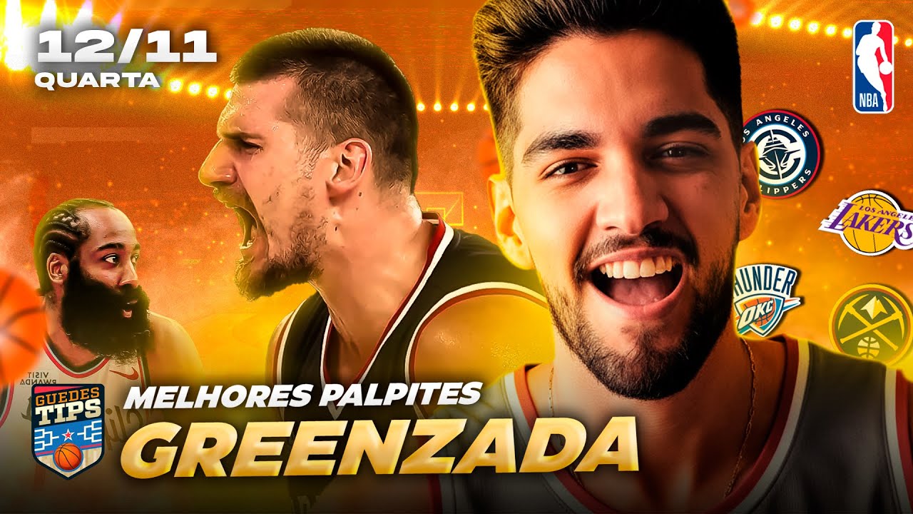 PALPITES DA NBA PARA HOJE 12 11 2025 (QUARTA-FEIRA) + BILHETE PRONTO