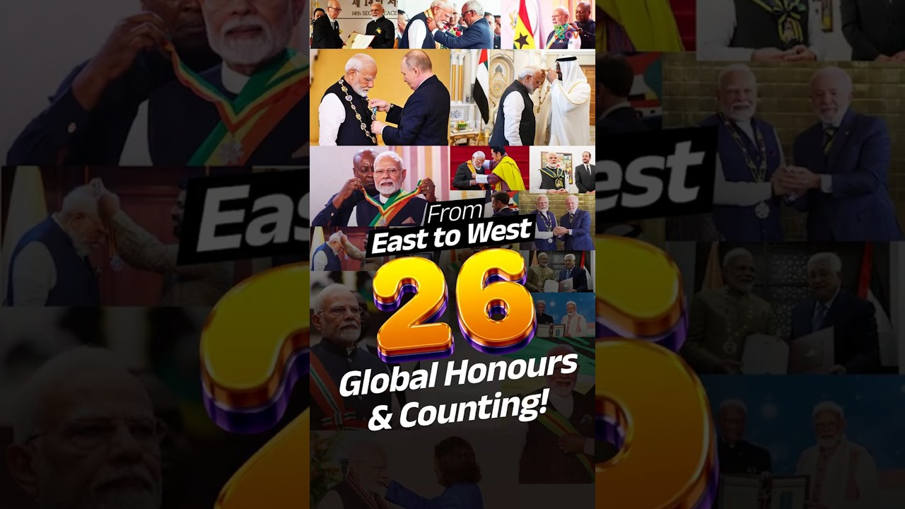 PM Modi Honoured with Brazil&rsquo;s Highest Civilian Award | 26 Global Honours & Rising