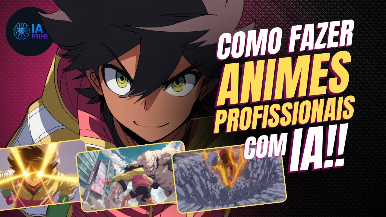 🎬 COM FAZER ANIME PROFISSIONAL COM IA!!